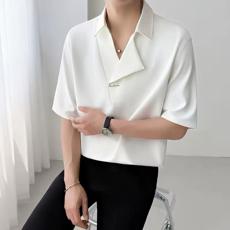 L’Ensemble Horizon : Set Hybride en Maille Giclée Gris-Bleu Structuré